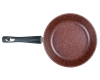 Сковорода Горница 240/65 мм съемная ручка (софт тач), без крышки, серия "Шоколад" фото 35786