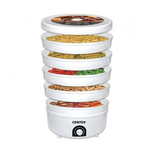 Сушилка для овощей эл. CENTEK CT-1660 (20л/5 поддонов/520Вт) фото 47728