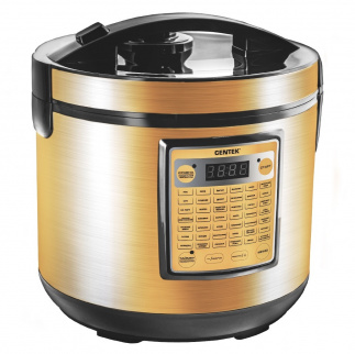 Мультиварка CENTEK CT-1495 black золото фото 46911