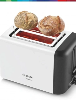 Тостер BOSCH (TAT3P421 белый/черный фото 52388