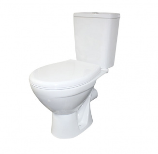 Унитаз Компакт СОЛО ROSA ЛЮКС бел./гор.вып.,н/п,кн.арм.2-х ур.п/п.сид. фото 47648