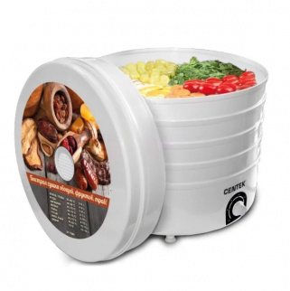 Сушилка для овощей эл. CENTEK CT-1660 (20л/5 поддонов/520Вт) фото 47727
