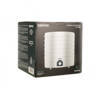 Сушилка для овощей эл. CENTEK CT-1660 (20л/5 поддонов/520Вт) фото 47722