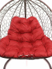 Качели-Кресло подвесное Кокон "Капля" с ротанг. 2-х месное коричневый (кр2) фото 45071