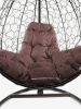 Качели-Кресло подвесное Кокон "Капля" с ротангом кор. (Модель 1) фото 39799