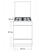 Газ.плита 4-х горел.ГЕФЕСТ 6100.02/0010 фото 53899