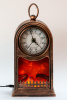 Часы светодиодные настольные КАМИН с эффектом живого огня фото 33397