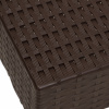 Столик журнальный RATTAN Элластик квадрат. Коричневый фото 46489