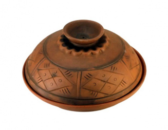 Блюдо кер. д/блинов с/кр. 1.5л, молочение, 12037123829 Кунгурская керамика фото 53259