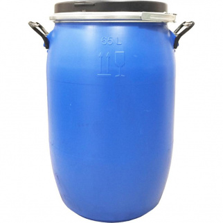 Бочка САМАРА 65л (d=400мм,h=645мм/синяя-шир.г) 4554/СМ фото 45457