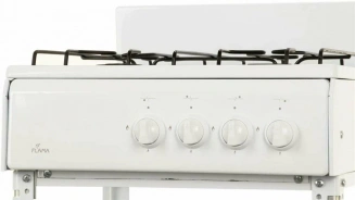 Газ.плита 4-х горел. FLAMA AVG 1407 W/бел.  фото 53791
