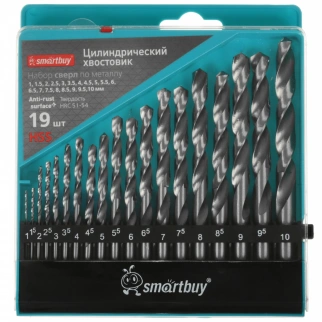 Набор инст. SMARTBUY сверла по/мет.19пр. (SBT-SDM-19P1) фото 53325