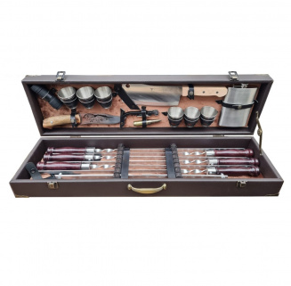 Набор шампуров в коробке ВОЛК 21 предмет ншк-21W/18822 фото 46381