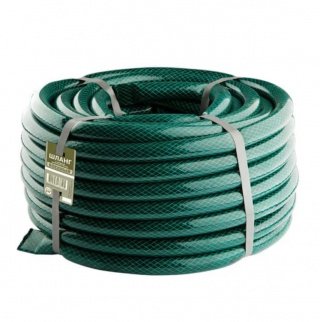 Шланг ПВХ-арм D20, 3/4", 20м, 3-й слойн. ВОЕННЫЙ с фитингом (бухта) фото 45543