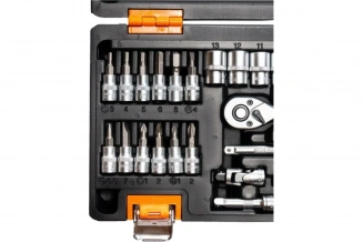 Набор инст. ВИХРЬ 1/4 CrV пластиковый кейс 29пр. (73/6/7/1) фото 53385