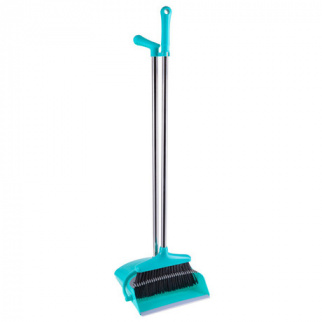 Набор для уборки HITT совок с механизмом очистки+щетка на длинной ручке H130305 М8342 фото 36599