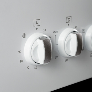 Газ.плита комб SMILE SM6GE161 белый (г/к, стекл.кр, чугун, подсв., роз фото 50746