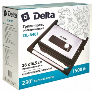Гриль эл. DELTA DL-6401 фото 52241