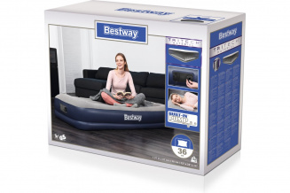 Кровать надувная 191х 97х36см BESTWAY (67723) Twin встр.эл.нас. PVC фото 45716