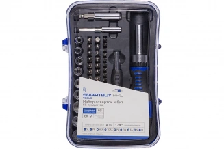 Набор инст. SMARTBUY отвертки с наб.бит 65пр. (SBT-SCBS-65P1) фото 53351
