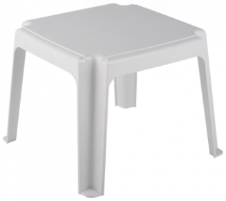 Столик пл. для шезлонга 440*440*380 (Краснодар) Белый фото 46516