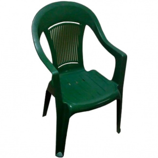 Кресло пл. ELLASTIC-PLAST темно-зеленое фото 30809