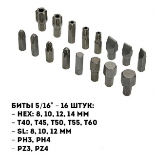 Набор инстр. КУЗЬМИЧ ЭКСПЕРТ НИК-023/95 (кейс/95пр.) фото 53332