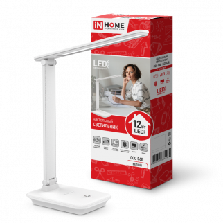 Светильник настольная ССО-06Б 12Вт светодиодная белая 4690612036519 фото 40392