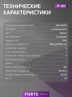 Варочная панель ОАЗИС P-IBS фото 53486