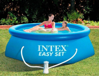 Бассейн надувной INTEX Easy Set фильтр-насос (244*66) 28112 фото 25534