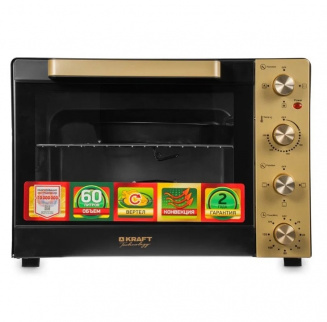 Духовка эл. KRAFT Technology TCH-MO 6011 RKGL (золотой) фото 48557