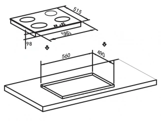 Варочная панель ОАЗИС P-BSR фото 52997