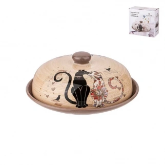 Блюдо для блинов керамика "Agness" ПАРИЖСКИЕ КОТЫ (358-1728) фото 53248