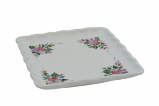 АКСИНЬЯ-Блюдо Шиповник квадр. фото 48724