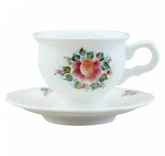 Пара чайная Белый танец АКСИНЬЯ фото 46069