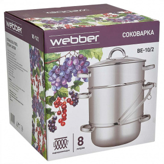 Соковарка WEBBER BE-10/2 8л фото 47105