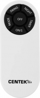 Вентилятор напольный CENTEK CT-5024 (65Вт/43см/ Пульт ДУ/таймер) фото 46639