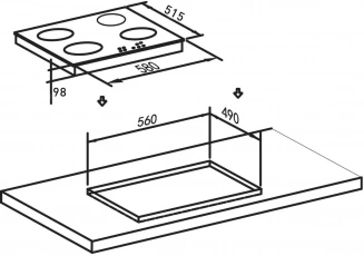 Варочная панель ОАЗИС P-BSW фото 53007