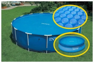 Покрышка для бассейна 366см 28012 обогревающий фото 45896
