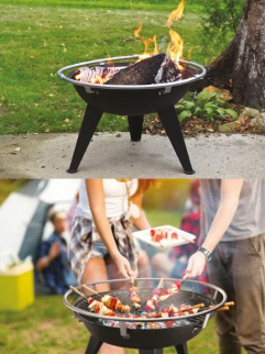 Гриль-камин дровяной с кочергой BOYSCOUT, 64х58 см 61248 фото 46379