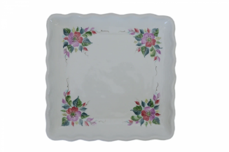 АКСИНЬЯ-Блюдо Шиповник квадр. фото 48725