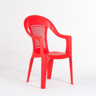 Кресло пластиковое ELLASTIC-PLAST красное фото 29050