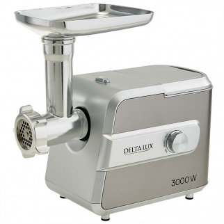 Мясорубка эл. ДЕЛЬТА DE-603M LUX сер.нерж. (3000Вт) фото 51782