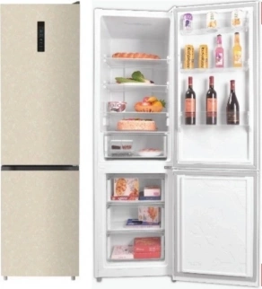 Холодильник SMILE SRF378BGT бежевый мрамор (FNF, дисплей) фото 50002