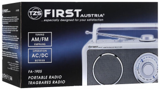 Радиоприемник FIRST 1905-FA(BA/SI) фото 29440