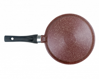 Блинница Горница 240 мм, несъемная ручка, без крышки, серия "Шоколад" фото 35796