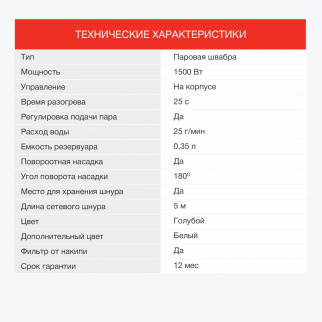Швабра паровая STARWIND SSM5570 фото 47303