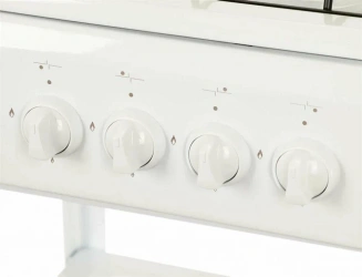 Газ.плита 4-х горел. FLAMA AVG 1407 W/бел.  фото 53790