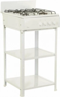 Газ.плита 4-х горел. FLAMA AVG 1407 W/бел.  фото 53789