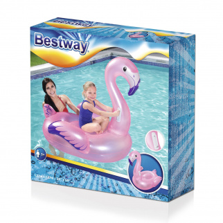 Игрушка надувная BESTWAY для плавания Фламинго 127х127см 41122 фото 31765
